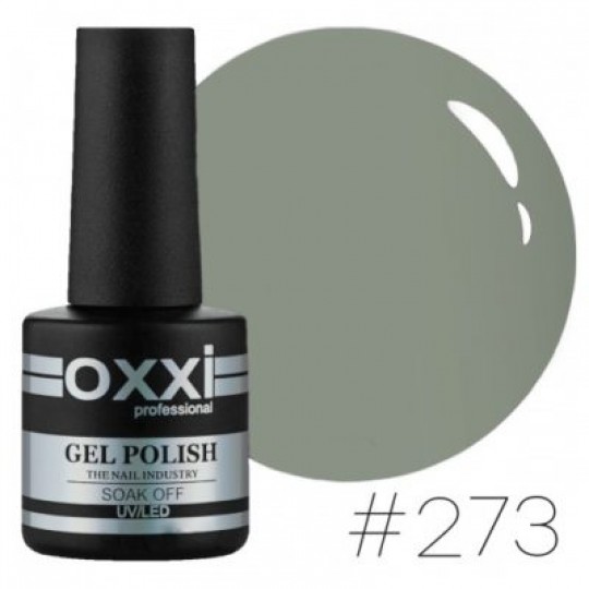 Oxxi gel polish #273 (greenish gray)