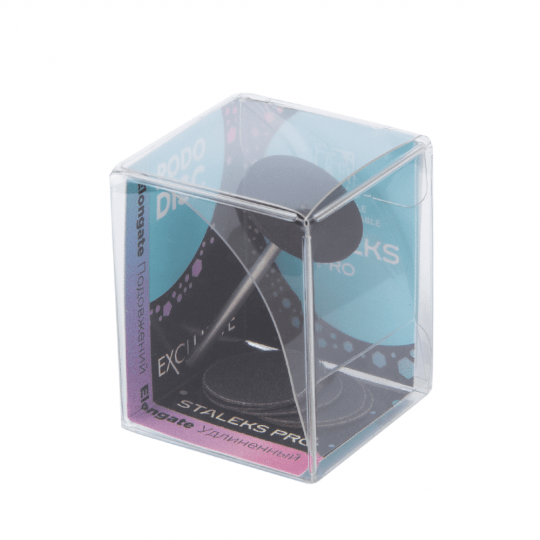 Педикюрный диск пластиковый удлиненный со сменным файлом Staleks Pro Pododisc Exclusive M PPDLXSET-20