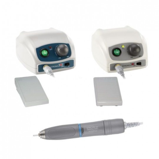 Saeshin Strong 207A nail drill with H400 handpiece, 40K