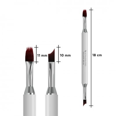 Double-sided brush Staleks EXCLUSIVE 07/12: gradient 11 mm / design 10 mm (NBX-07/12)