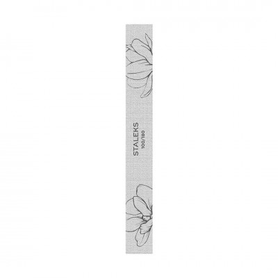 Mineral straight nail file Staleks EXPERT 20 100/180 grit, 25 pcs