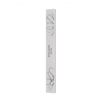 Mineral straight nail file Staleks EXPERT 20 100/180 grit, 25 pcs