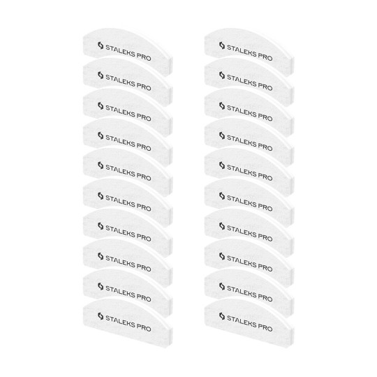 Mini crescent nail buffer Staleks EXPERT 41 100/180 grit, 20 pcs