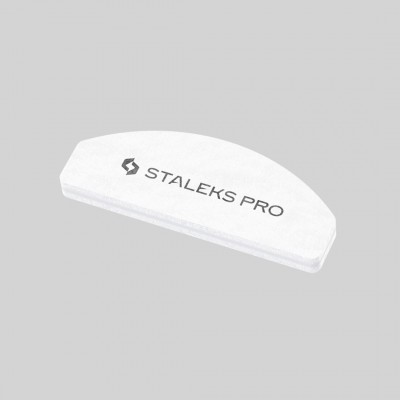 Mini crescent nail buffer Staleks EXPERT 41 100/180 grit, 20 pcs