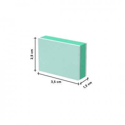 Polishing buffer rectangular mini Staleks EXPERT 51 400/3000 grit, 50 pcs