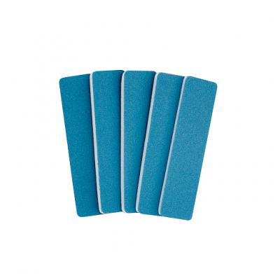 A set of replacement files for a rectangular file (short on a foam base) 180 grit Staleks EXLUSIVE 51-10pcs