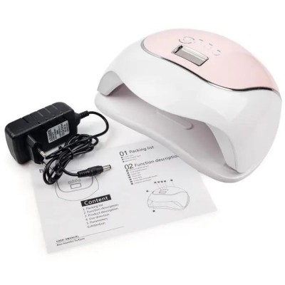 Manicure lamp SUN BQ-V5 (LED+UV) 120W Pink