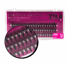Zola Eyelashes in bundles 20D (12mm)