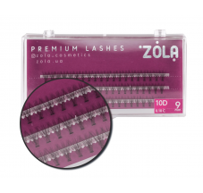 Zola Eyelashes in bundles 10D (9mm)