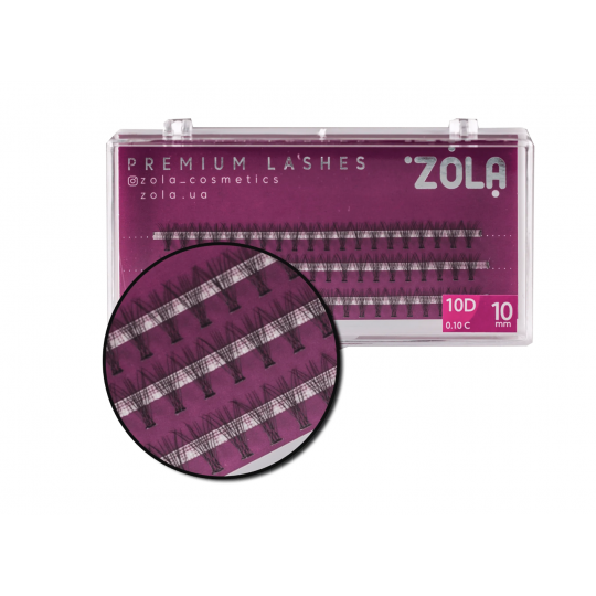 Zola Ресницы в пучках 10D (10мм)