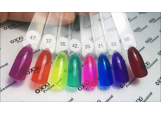 Gel polish Stained glass Crystal Glass Oxx