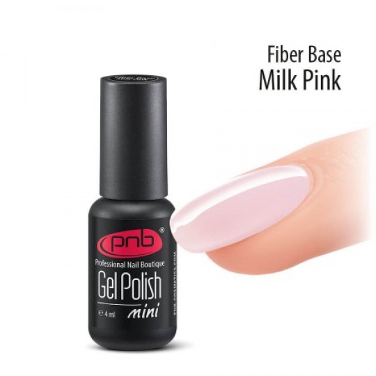 Nylon Fiber Base PNB, milky pink, 4 ml