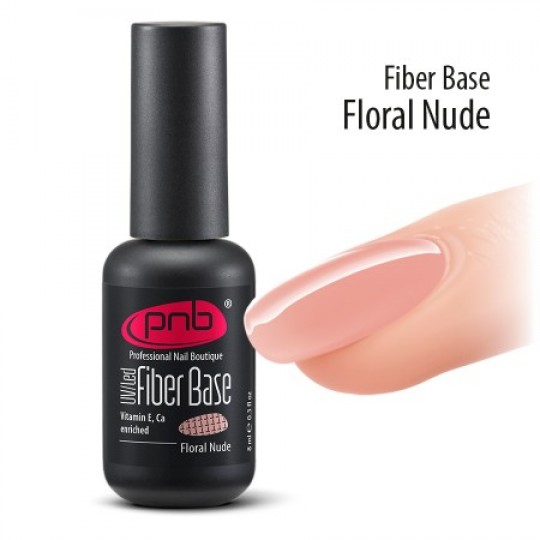 Base with nylon fibers Fiber Base PNB, Floral Nude 8 ml